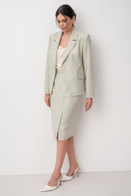 Жакет (пиджак) Центр Моды Пш-4137 эвкалипт размер 44-56 #3