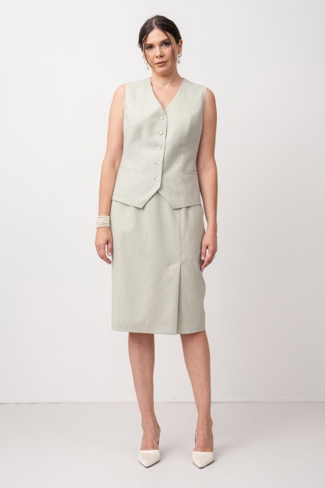 Юбка Центр Моды Пш-4136 эвкалипт размер 44-56 #2