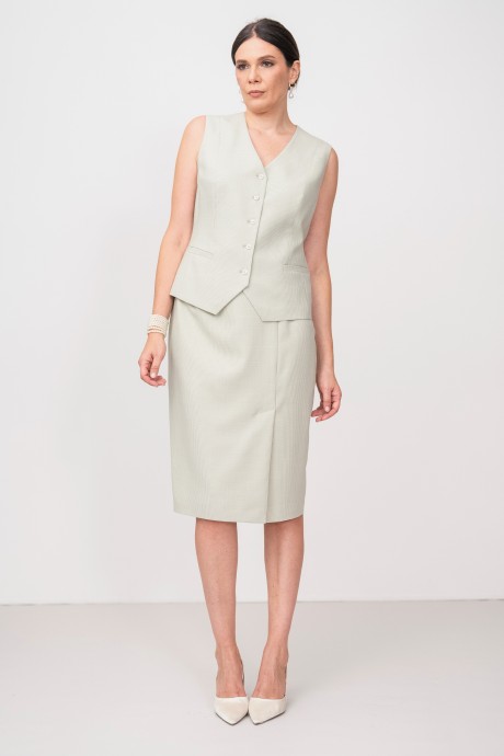 Юбка Центр Моды Пш-4136 эвкалипт размер 44-56 #3