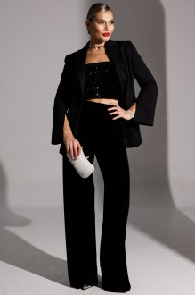 Брюки Мода Юрс 2947 br черный