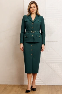Юбочный костюм Мода Юрс 2935 малахит