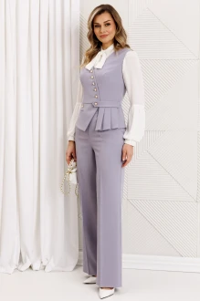 Брючный костюм Мода Юрс 2912 светлая сирень