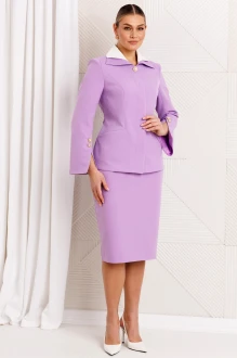 Юбочный костюм Мода Юрс 2971 сиреневый