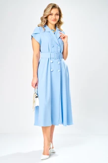 Платье Твой Имидж 2368 голубое
