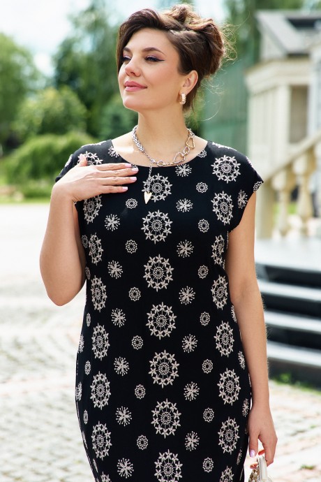 Костюм Vittoria Queen 26543 двойка черный, бежевый размер 50-60 #7