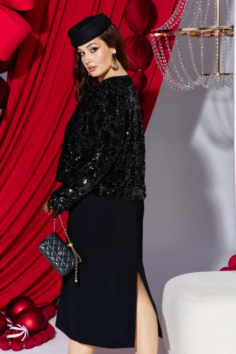 Костюм Vittoria Queen 27273 двойка черный размер 50-60 #5