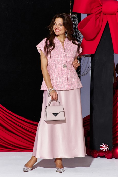 Костюм Vittoria Queen 27583 двойка розовый размер 50-60 #1