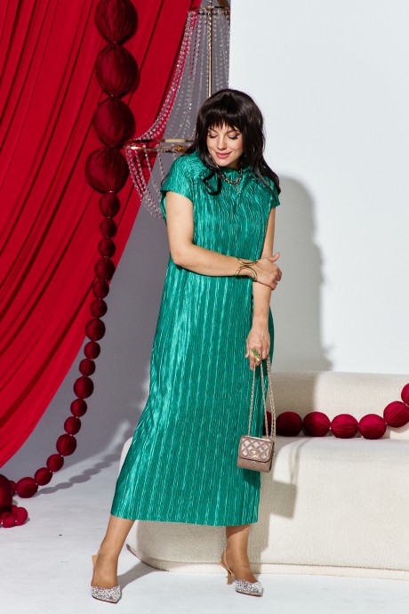 Вечернее платье Vittoria Queen 28513 /1 зеленый размер 50-60 #1