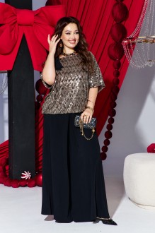 Костюм/комплект Vittoria Queen 26233 двойка капучино, черный #1