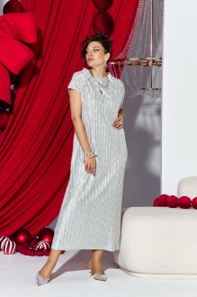 Вечернее платье Vittoria Queen 28513 /2 серебро