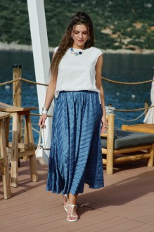 Блузка Vittoria Queen 27143бл молоко