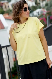 Блузка Vittoria Queen 28553 бл /3 лимонная