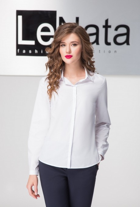 Костюм/комплект LeNata 31930 жилет клетка+белая рубашка+темно-синий брюки размер 44-54 #2