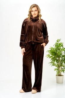 Спортивный костюм Ava Fashion М-166.01 двойка коричневый