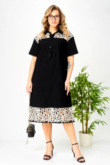 Платье Ava Fashion М-193 черное