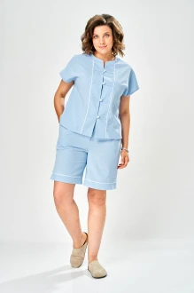 Костюм Ava Fashion М-216 двойка голубой