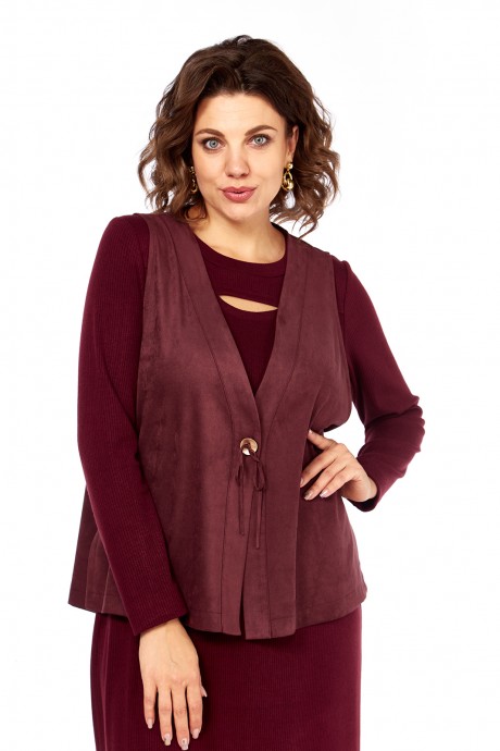 Костюм Jurimex 3361 двойка бордо размер 50-56 #4