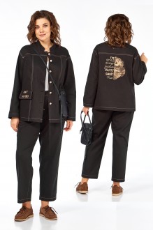Брючный костюм Jurimex 3456 двойка черный