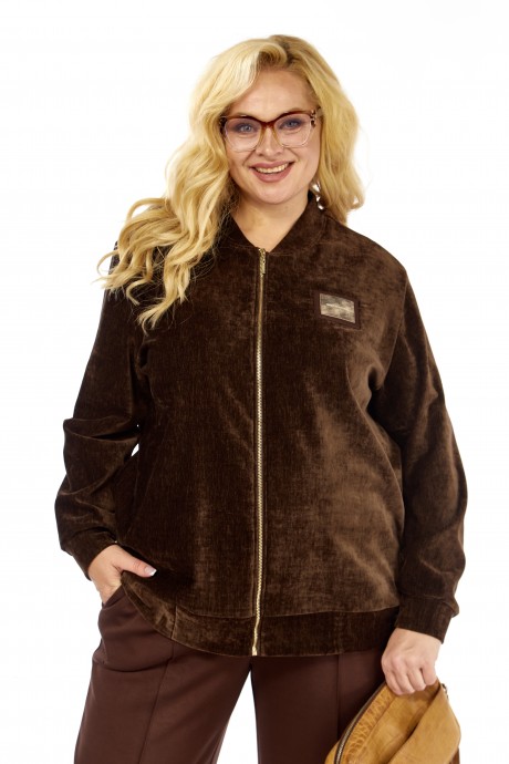 Костюм/комплект Элль-Стиль 2432 коричневый размер 58-64 #7