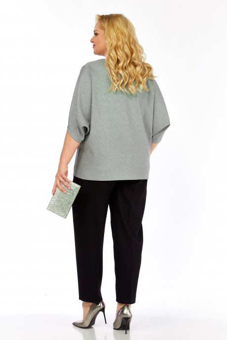 Блузка Элль-Стиль 2436 а серый размер 56-62 #7