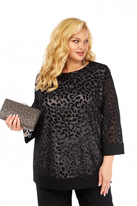 Костюм/комплект Элль-Стиль 2435 черный размер 56-62 #7