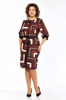 Платье Элль-Стиль А-526 мультиколор