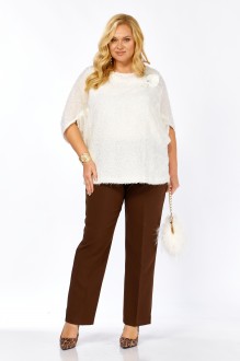 Костюм/комплект Элль-Стиль 2423 молоко, корица