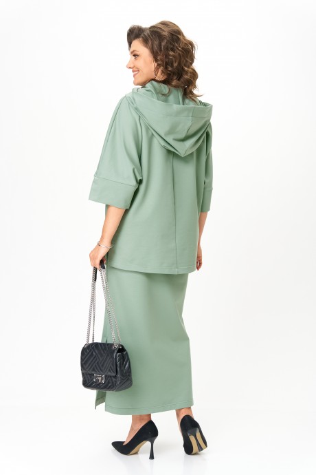Костюм/комплект Michel Chic 1248/1 двойка пастельный, зеленый размер 50-58 #5