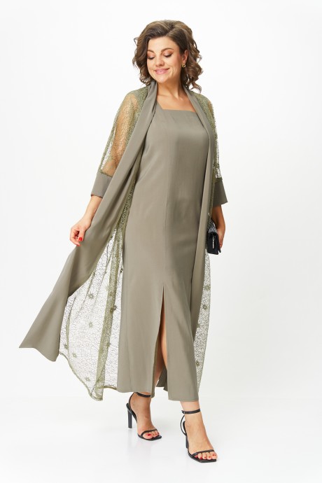 Костюм Michel Chic 1421 двойка хаки размер 50-64 #1