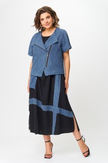 Костюм Michel Chic 1428 черный, джинс #1