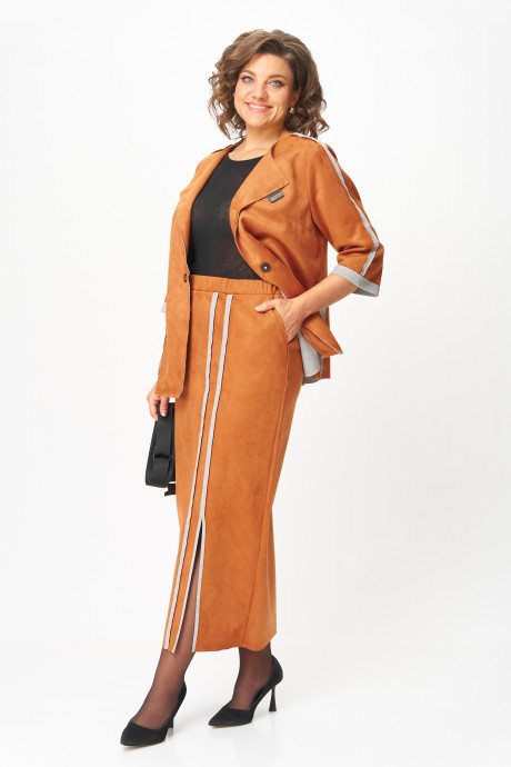 Костюм/комплект Michel Chic 1388 /1 двойка оранжевый размер 48-64 #4