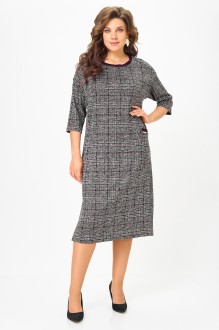 Платье Michel Chic 2191 серый, клетка