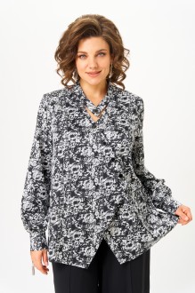 Блузка Michel Chic 796 черно-белый