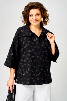 Блузка Michel Chic 786 черный, зонтик