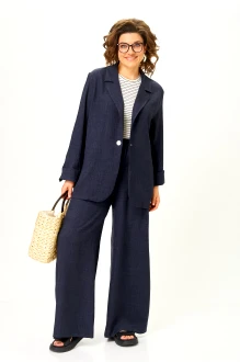 Брючный костюм Michel Chic 1446 двойка /1 темно синий