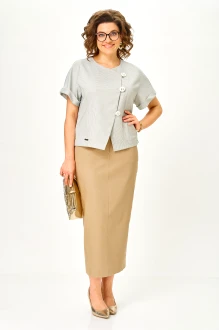 Юбочный костюм Michel Chic 1422 двойка кэмел