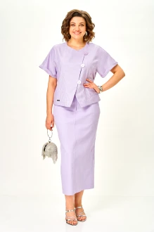 Юбочный костюм Michel Chic 1422 двойка нежная лаванда