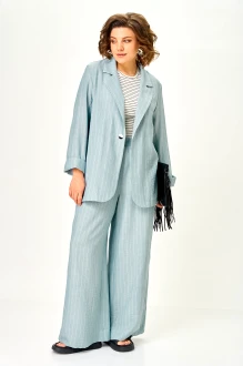 Брючный костюм Michel Chic 1446 двойка /1 нежно-голубой