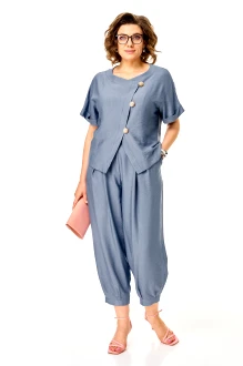 Брючный костюм Michel Chic 1337/2 двойка летнее небо