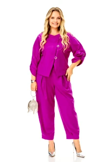 Брючный костюм Michel Chic 1436 /1 королевский пурпур