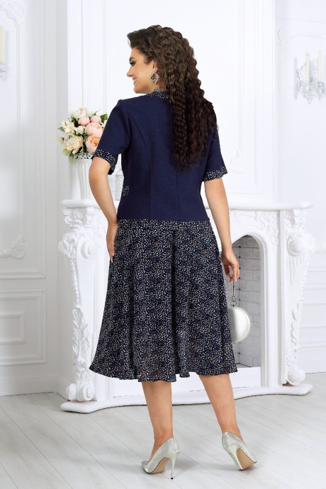 Костюм/комплект NINELE (Нинель Шик ) 5992 двойка синий, камни размер 50-64 #9