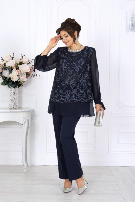 Костюм/комплект NINELE 6080 синий размер 50-58 #4