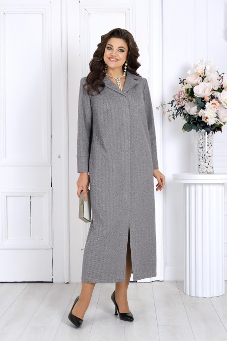 Платье NINELE 6090 светло-серый размер 50-58 #2