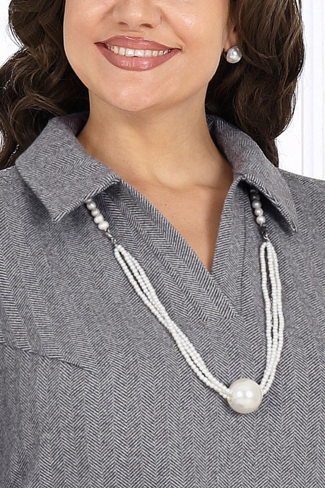 Платье NINELE 6009 светло-серый размер 48-56 #7