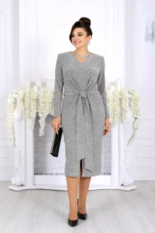 Вечернее платье NINELE 6096 серебро