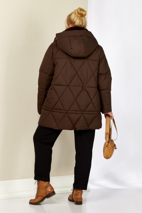 Куртка Shetti 2207 шоколад размер 48-58 #8