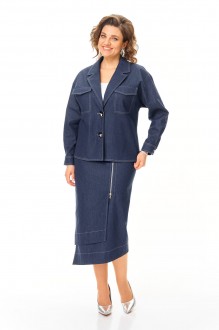 Юбочный костюм Vi Oro 1245 двойка деним
