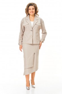 Юбочный костюм Vi Oro 1245 двойка бежевый
