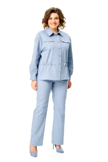 Брючный костюм Vi Oro 1202 двойка голубой