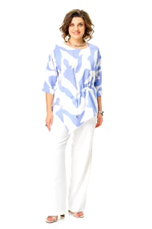 Брючный костюм Vi Oro 1264 -1 облака, молоко двойка